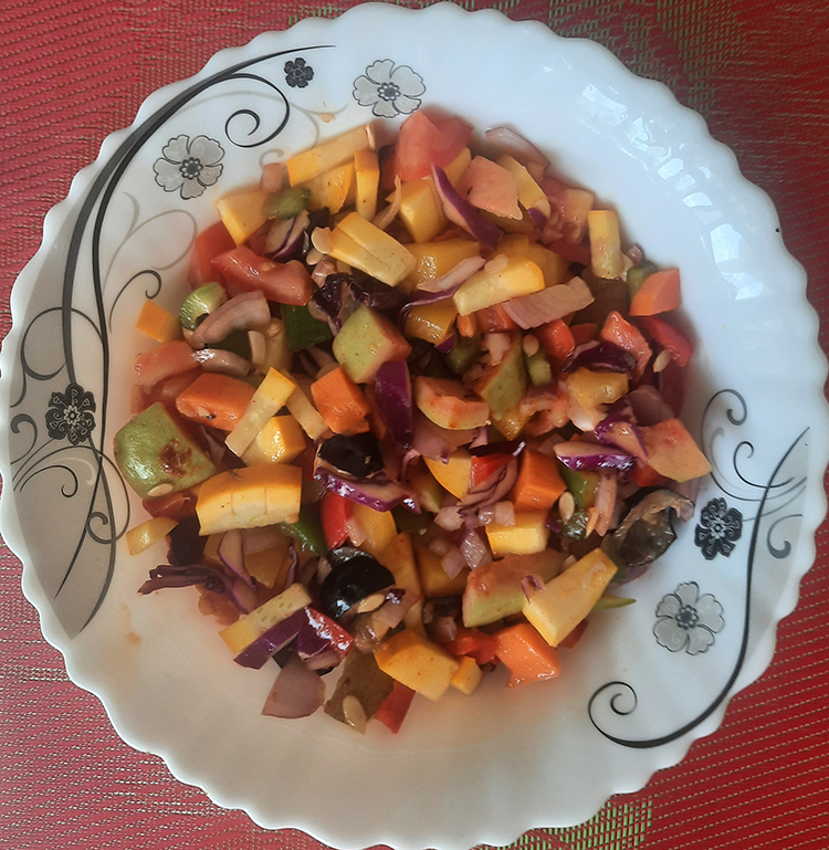 Colorful salad